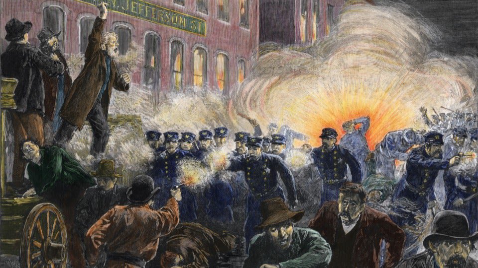 The U.S. doesn’t celebrate International Workers Day on May 1st like the rest of the world is because the U.S. wanted to “counter the influence of communism”, and because it’s roots lie in 1886 when Chicago police massacred striking workers in the Haymarket Massacre.