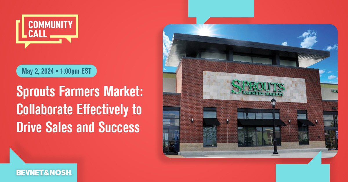 Community Call with Sprouts Farmers Market🧑‍🌾☎️ Everything you need to know from initial contact to thriving on Sprouts' shelves! Don’t miss out - insider.bevnet.com/community-call…