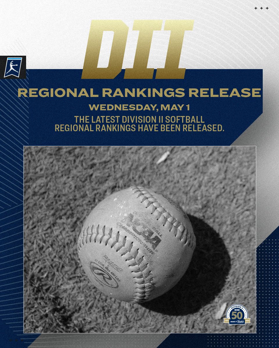 RANKINGS ALERT🚨 Your final #D2SB regional rankings have arrived. #MakeItYours | on.ncaa.com/D2SBrr