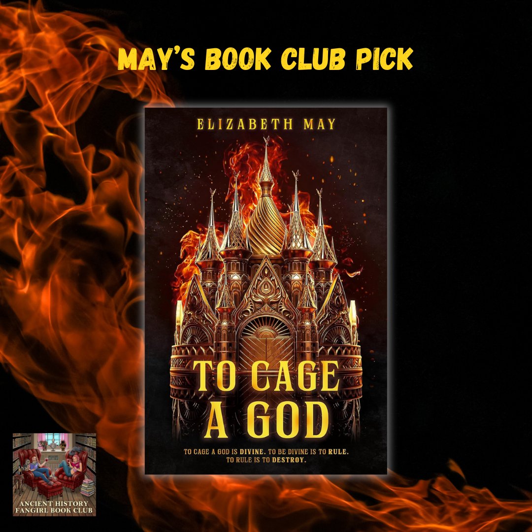 We are so excited to announce our first book club pick - TO CAGE A GOD! Sexy dragons, revolutions, spice, & so much sizzle. We think you'll love this romantasy by Elizabeth May. We'll be sharing posts & an interview this month to whet your appetites. (TO CAGE A GOD is out now)