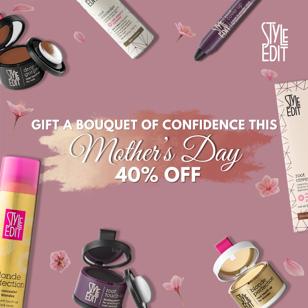Amp up your bouquet for Mom! 💐⁠
⁠
Beat the rush and make sure Mom gets the gift she deserves because the best gifts should never be left to the last minute. 💝 ⁠
⁠
#styleeditmagic #mothersdaygift #mothersday #moms #happymothersday #grayroots #rootcoverup