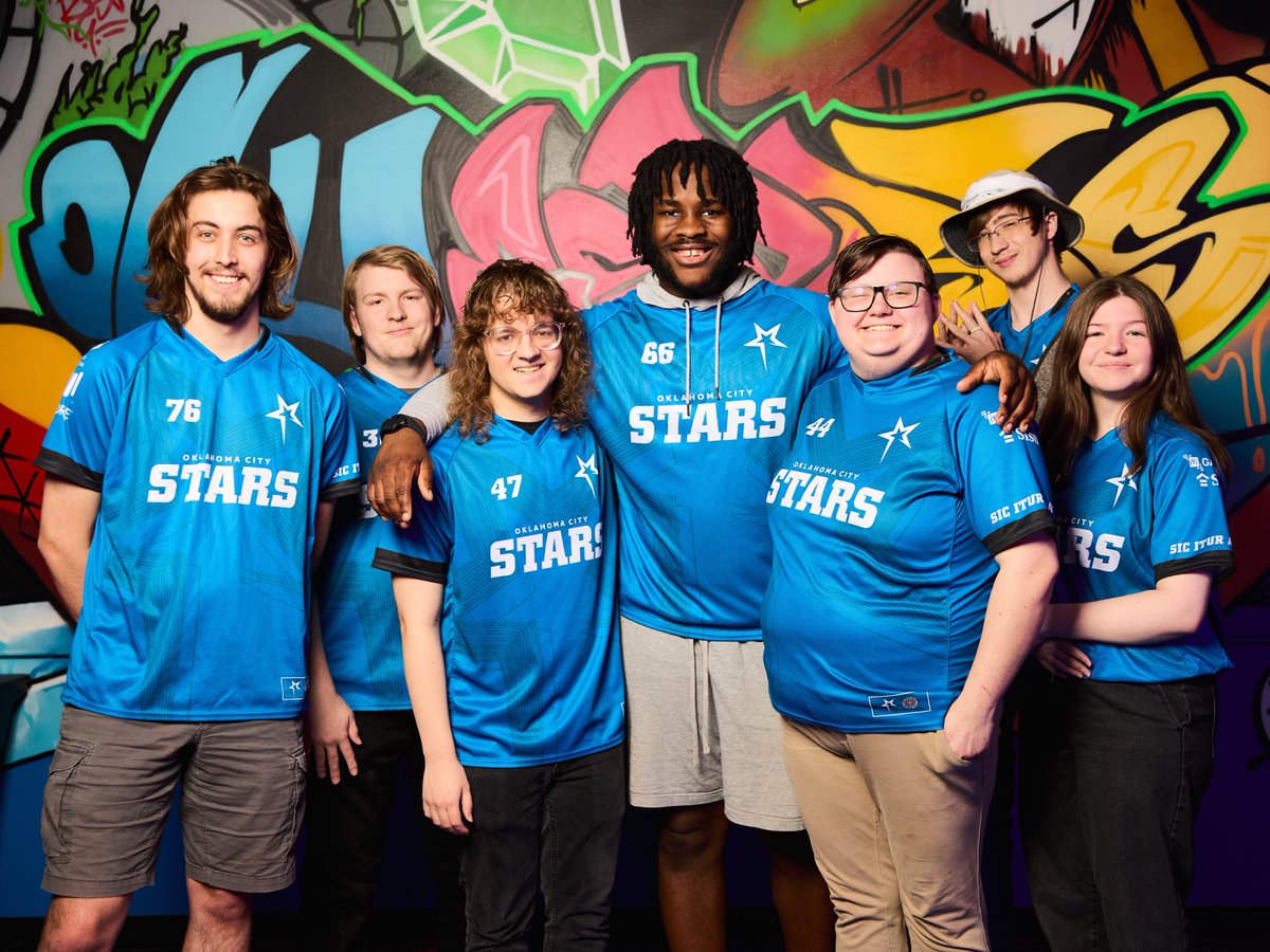 Join @OCUEsports TODAY at 8 p.m. via livestream or in the Starcade to watch the Overwatch 2 White team compete in the NECC National Semifinals! 🌟 Livestream: twitch.tv/oklahomacityun….