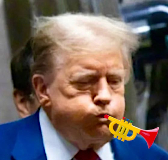Always tooting his horn.