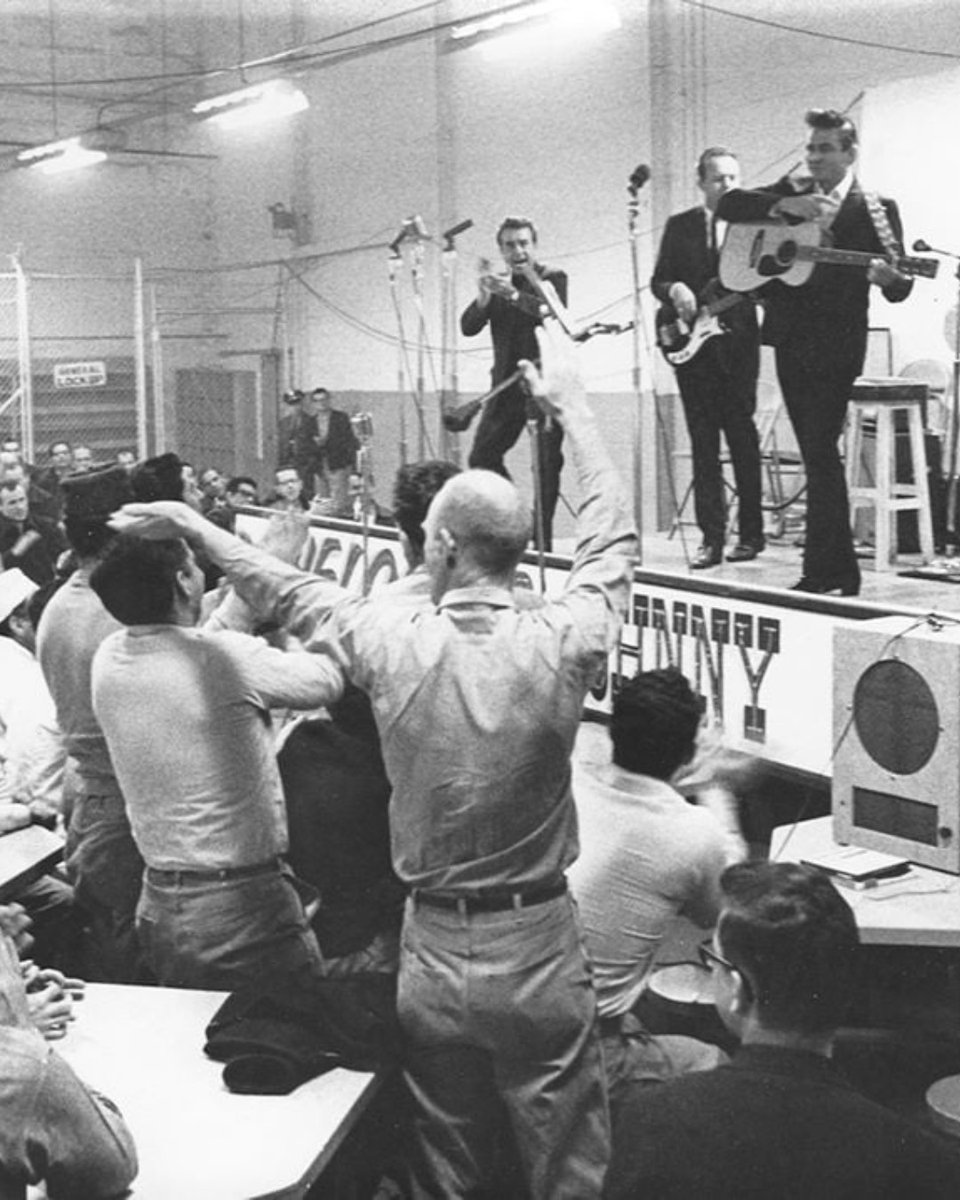 Celebrating the anniversary of Johnny Cash's groundbreaking album 'At Folsom Prison,' released in May 1968. Listen: johnnycash.lnk.to/atfolsomprison