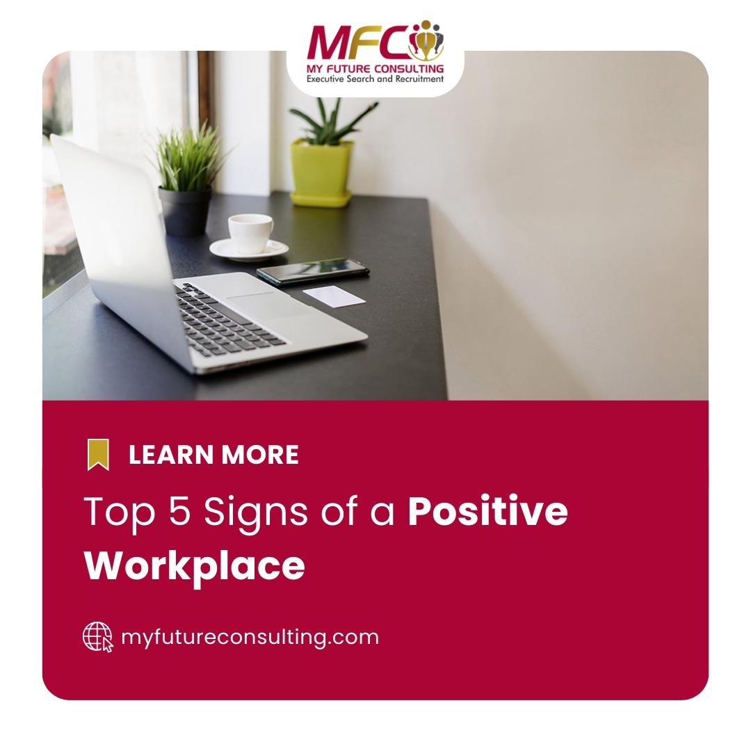 Here are the top 5 signs of a positive workplace: myfutureconsulting.com/top-5-signs-of…
.
#PositiveWorkplace #HappyCoworkers #CollaborationNation #WorkplaceWellness #MyFutureConsulting