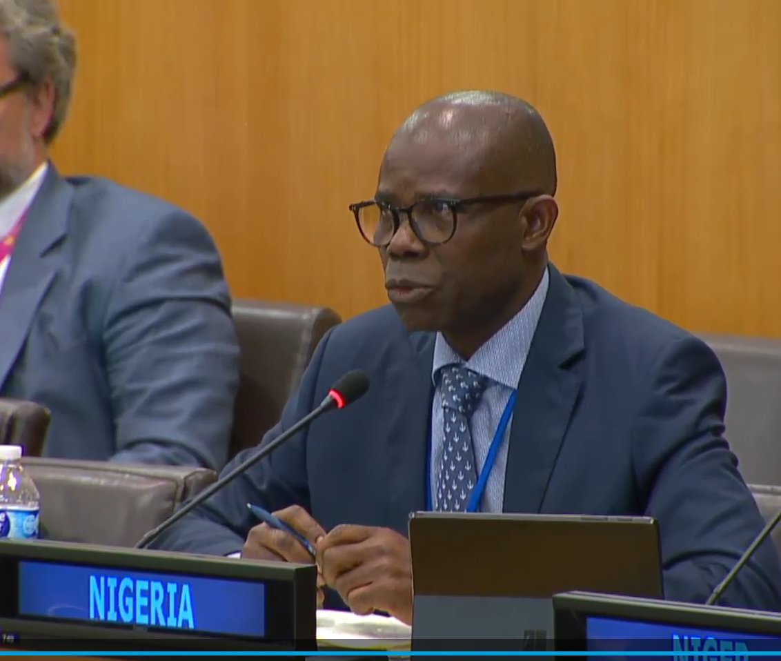 Making History: The @FinMinNigeria delegate speaking on behalf of the 54 countries of the @_AfricanUnion today delivered a powerful statement that may mark a turning point in the negotiation dynamic. Watch starting about 2:47:00 in the recording: webtv.un.org/en/asset/k11/k…