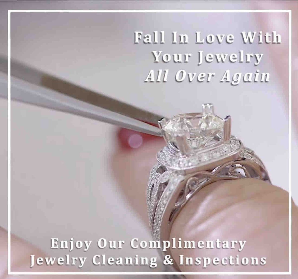 Complimentary cleaning. Stop in and let’s make your jewelry look amazing. 
-
-
#regardjewelry #jewelrycleaning #austinscoolestjeweler #jewelry #yourfamilyjeweler