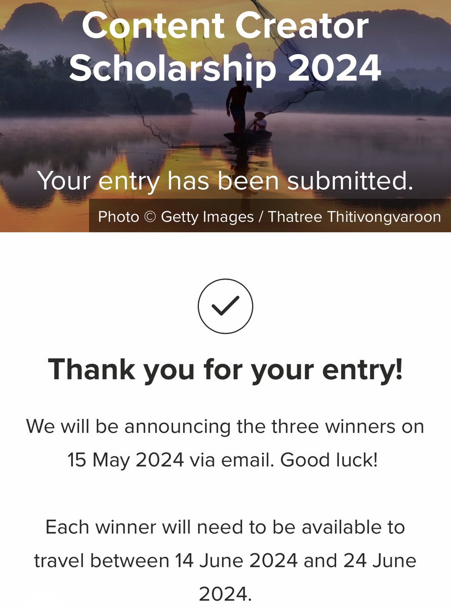 AlyssaExplores's tweet photo. Applied for the @WorldNomads Content Creator Scholarship. Keep your fingers crossed for me! 🤞🏽 Winners for the trip to Thailand are announced on May 15th. 

In 2020, I won a trip to Thailand but it was cancelled (for obvious reasons). I’ve yet to go so this would be serendipitous https://t.co/ZRnOyRZoaa