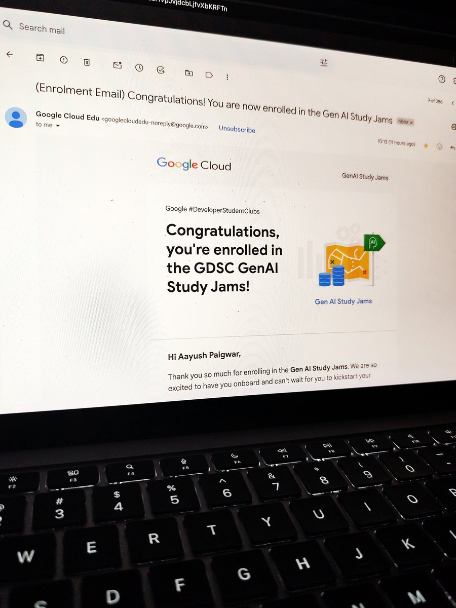 Let's get hands-on with some trending topics like Generative AI, LLM's, Vertex AI, and beyond. 🌟🎯
Thanks to @gdscghrce for the monthly cloud subscription. 
#GoogleCloud #ArtificialIntelligence  #GenAI #Gemini #Streamlit #VertexAI #LLM #MachineLearning #Technology #Coding #Cloud