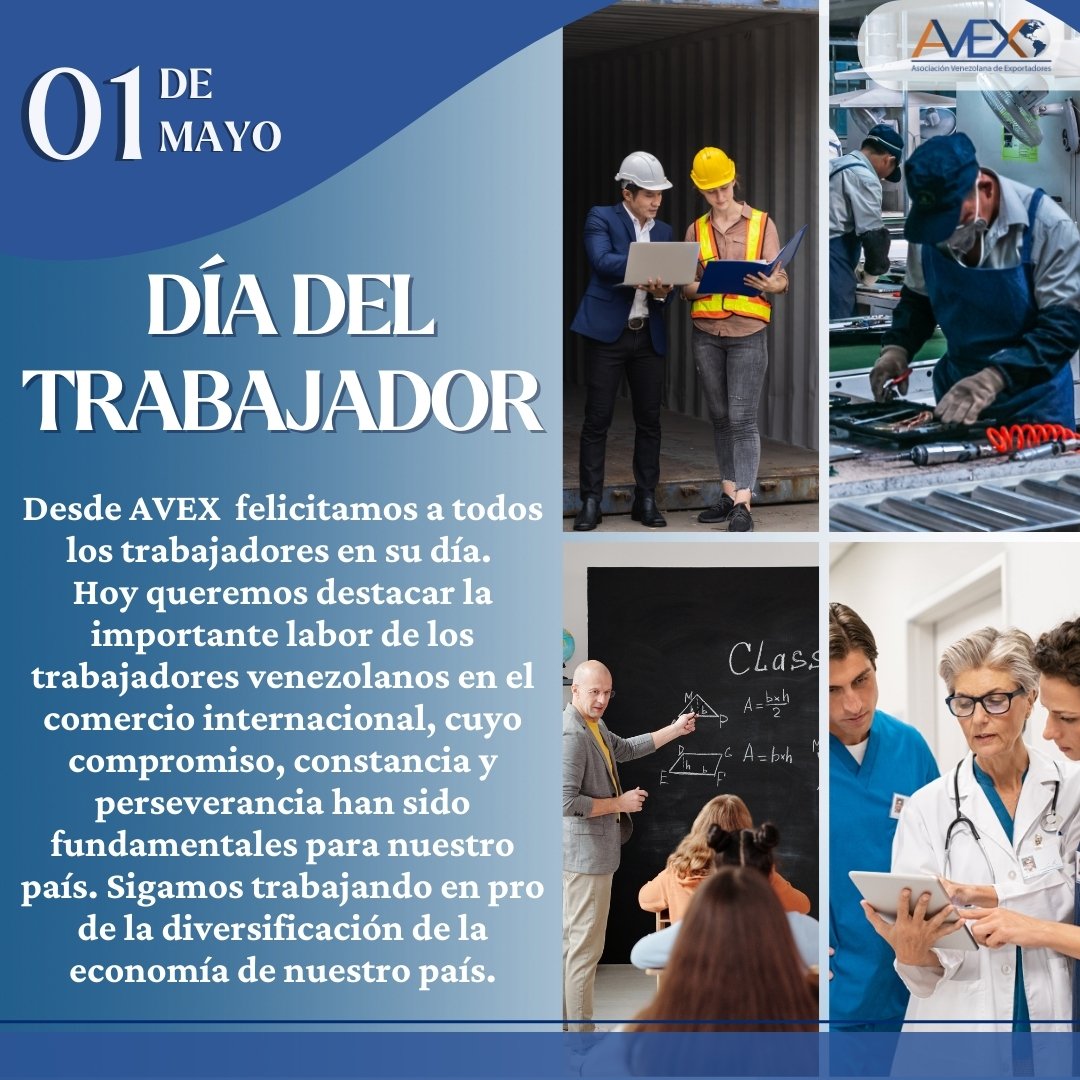 Hoy celebramos la labor de cada trabajador, quienes desde su área contribuyen diariamente a forjar un futuro mejor para todos, sigamos construyendo el país que deseamos. ¡Feliz Día del Trabajador!