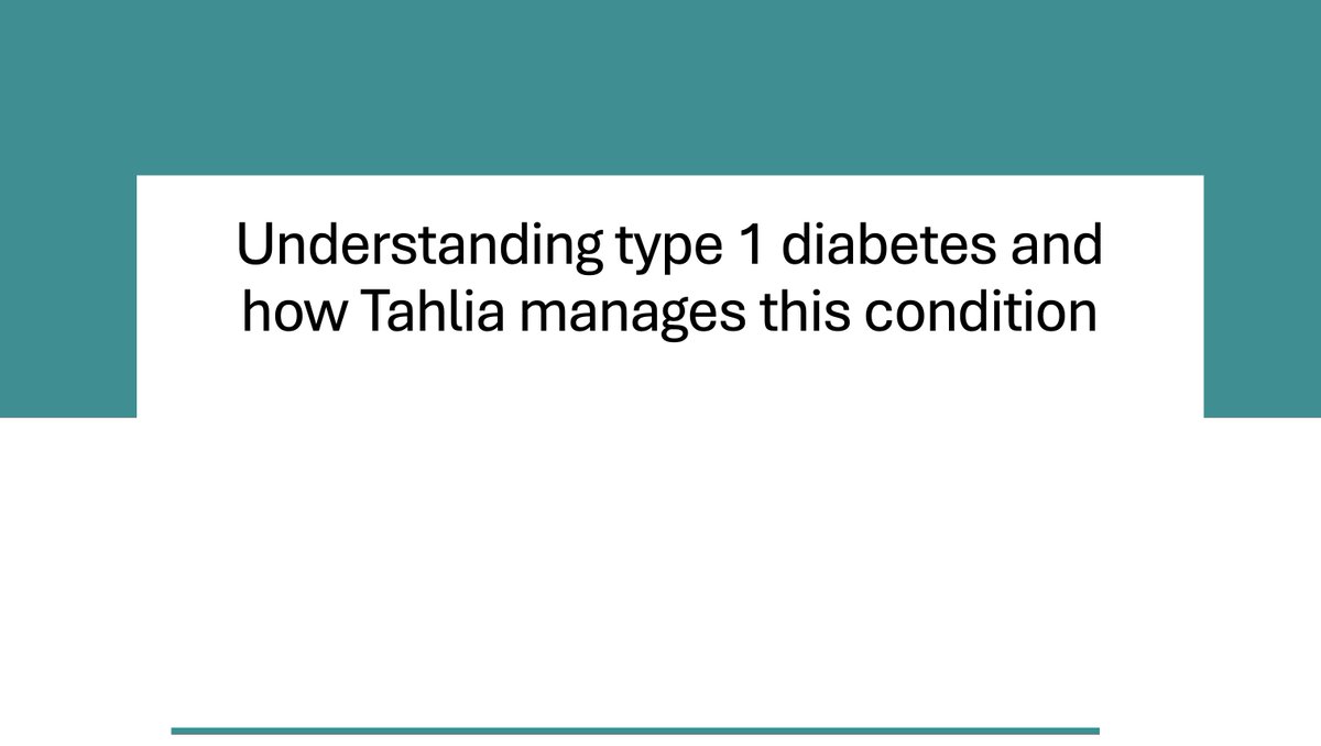 Tomorrow, I am delivering a session on type 1 diabetes and how my daughter manages this condition, as her secondary school kindly shared they needed some help. 

I am not delivering any clinical information, but I will be sharing information from @JDRF, @DiabetesUK, and