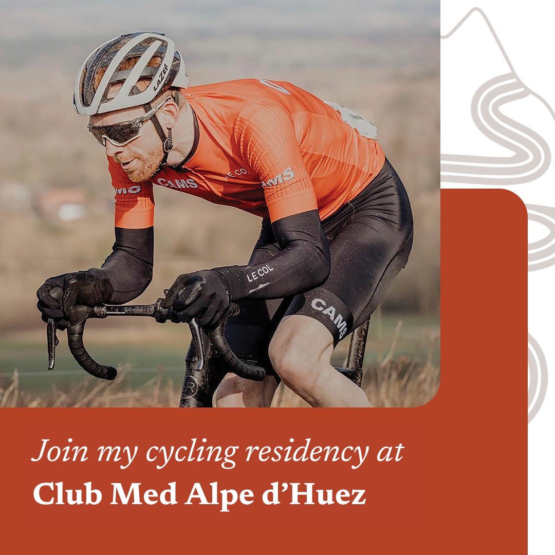 Join me this July in Alpe d'Huez with @ClubMedUK for a special cycling residency. You can also bag a £100 discount using the promotional code ED2024 if you book your stay before 7th June 2024 (for travel dates between 6th - 15th July 2024)* #AlpeDHuez #ClubMed #Ad *T&Cs apply