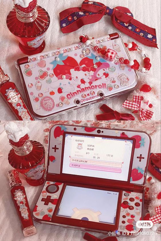 strawberry sanrio 3ds