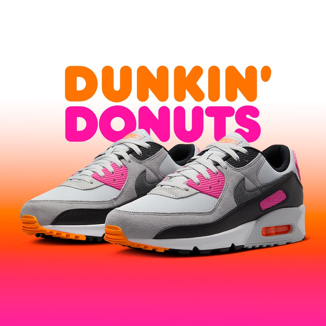 Dropped via Nike US 🍩 Nike Air Max 90 'Dunkin' Donuts' => bit.ly/3UlQ1WY