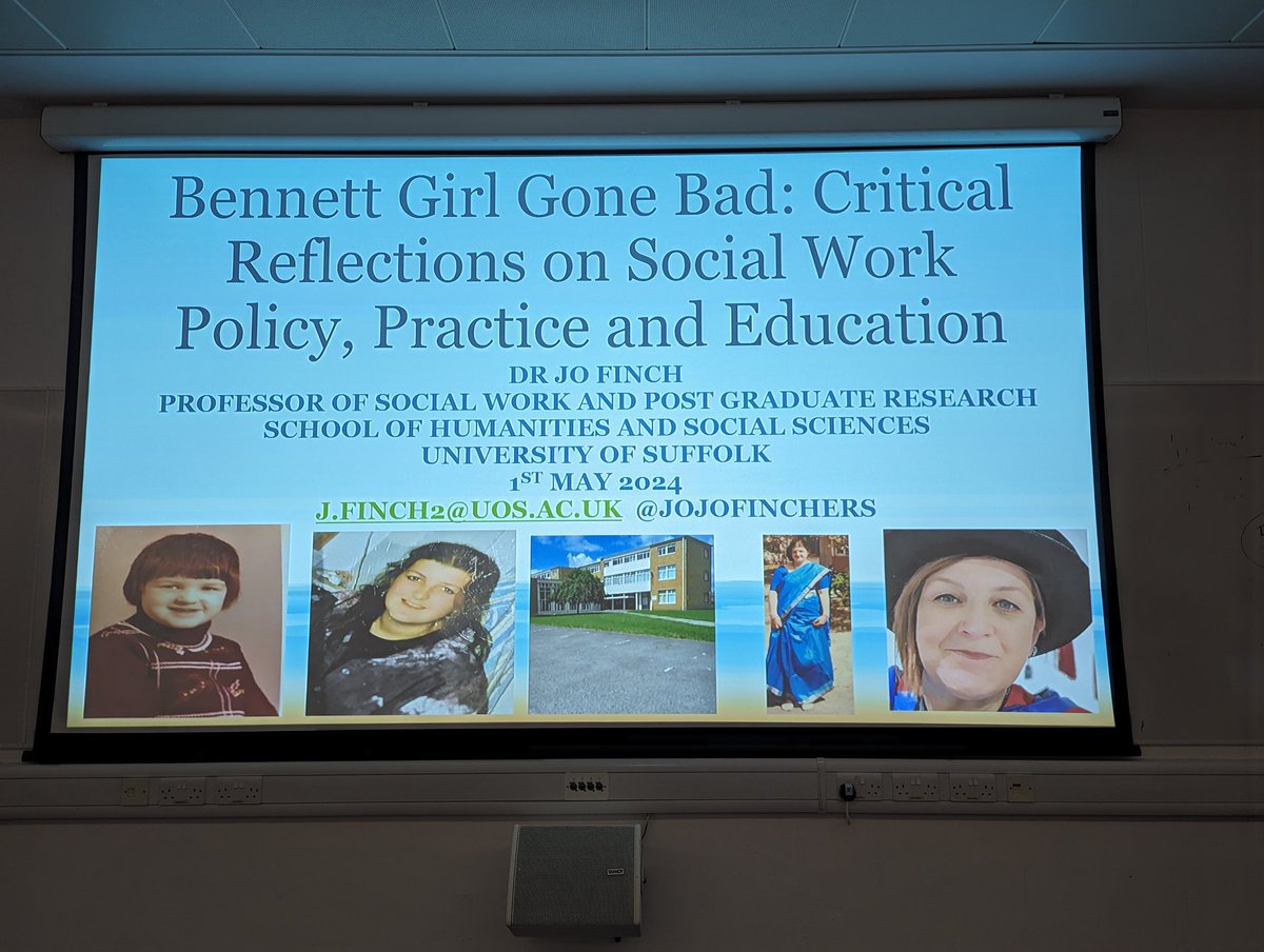University of Suffolk Law, Criminology, Sociology (@uos_lss) on Twitter photo Another wonderful event hosted by <a href="/UniofSuffolk/">University of Suffolk</a> - this time a fabulous talk on #SocialWork #Policy #Practice and #Education by @Jojofinchers. Another wonderful event hosted by <a href="/UniofSuffolk/">University of Suffolk</a> - this time a fabulous talk on #SocialWork #Policy #Practice and #Education by @Jojofinchers.