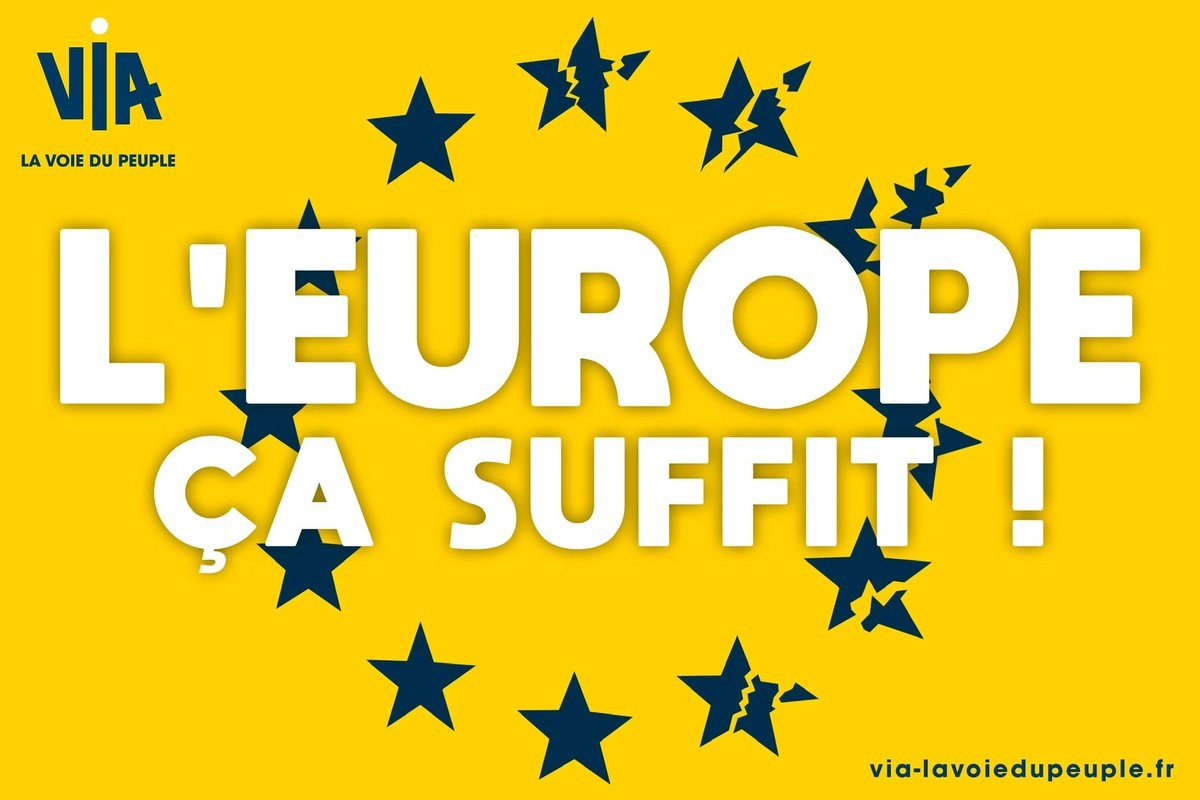 1 SEULE LISTE de coalition souverainiste pro-PAIX-FREXIT-LIBERTÉS constituée autour de @_LesPatriotes @VIA_off déjà alliés pour des élections, des recours judiciaires et des mobilisations. 
#LEuropeÇaSuffit #Europeennes2024

Elle annonce clairement la couleur, sans démagogie👇🏻