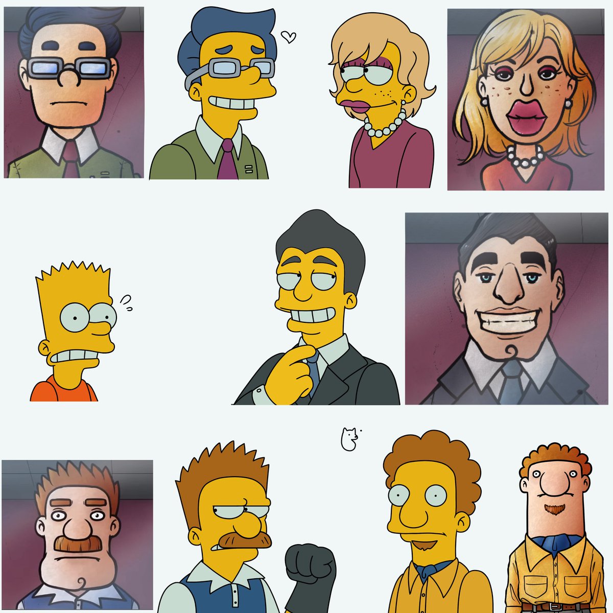 The_Bartstard's tweet photo. That's not my neighbor x The Simpson parte 2
#ThatsNotMyNeighbor
#ThatsNotMyNeighborfanart
#TheSimpson
#DrWAfton
#MiaStone
#IzaackGauss
#AlbertskyPeachman
#RobertskyPeachman https://t.co/ts32WHLtc5