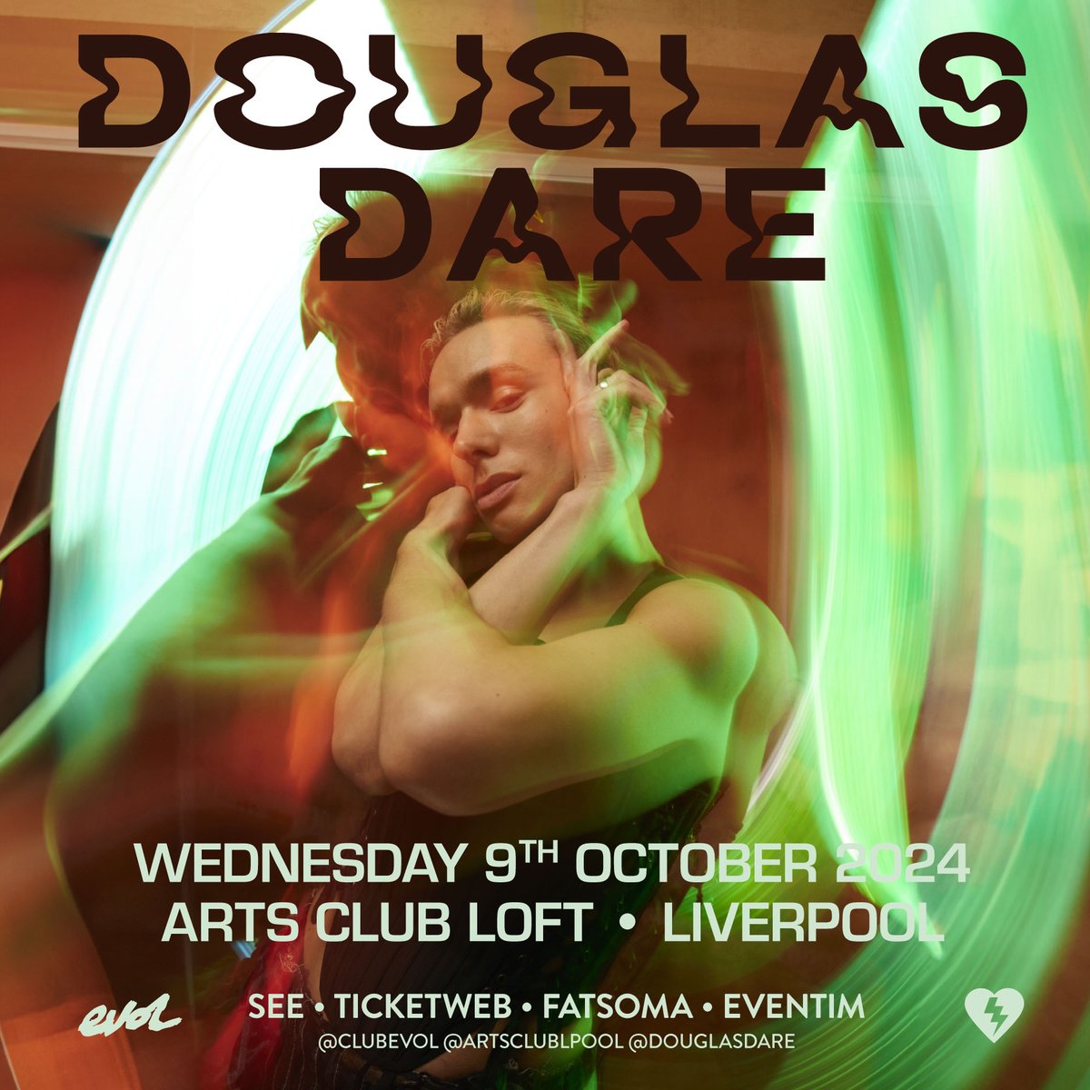 Bold genre-bending avant-garde pop visionary @DouglasDare performs at @artsclublpool, October 9th in support of the brand new album Omni (out May 10th on @ErasedTapes) New single 'Mouth to Mouth' ft. @rivalconsoles streaming now! Tickets via @seetickets: seetickets.com/event/douglas-…