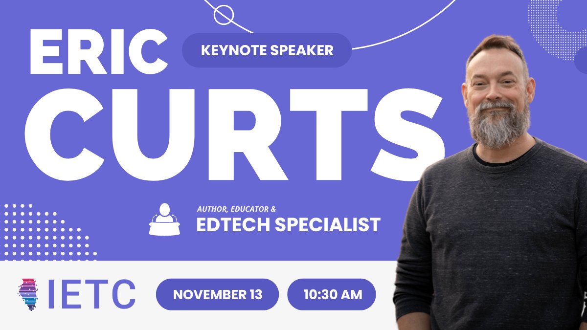 You’ve read his award-winning blog. You’ve faithfully followed all of his tech tips. Now, see @ericcurts live on the #IETC2024 main stage! 🤩 See all 3 keynotes now & save $50 on a full conference ticket with an instant Early Bird discount 🐦 ⤵️ 🔗 ltcillinois.org/ietc/featured-…