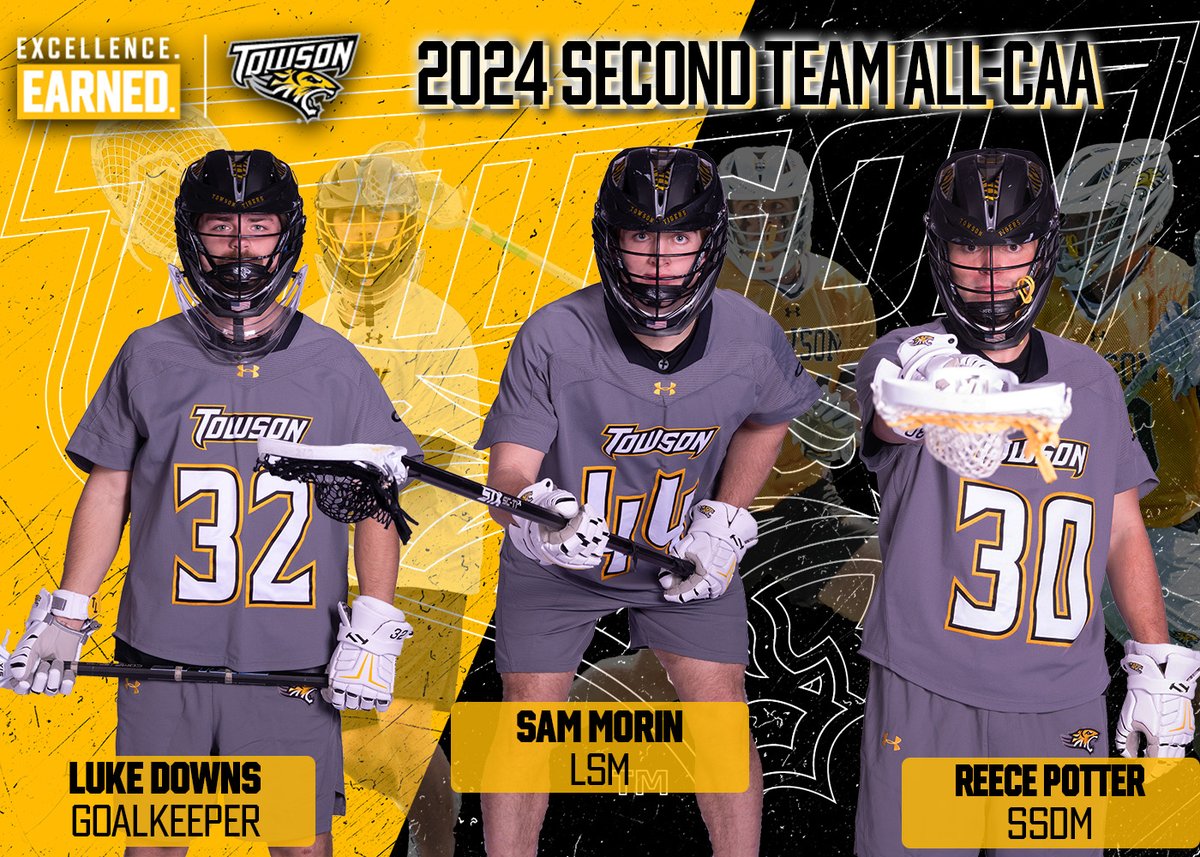 Congratulations to our 7⃣ All-CAA selections!
📰- towsontigers.com/news/2024/5/1/…
#GohTigers