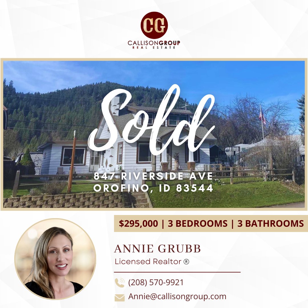 CallisonGroup's tweet image. 🏡 Cheers to achieving your dream home! 🌟 May every corner be filled with laughter, love, and unforgettable moments. 🥂

  #callisongrouprealestate #realestate #idahorealtor #idahome #idahorealestate #sold #Anniegrubb