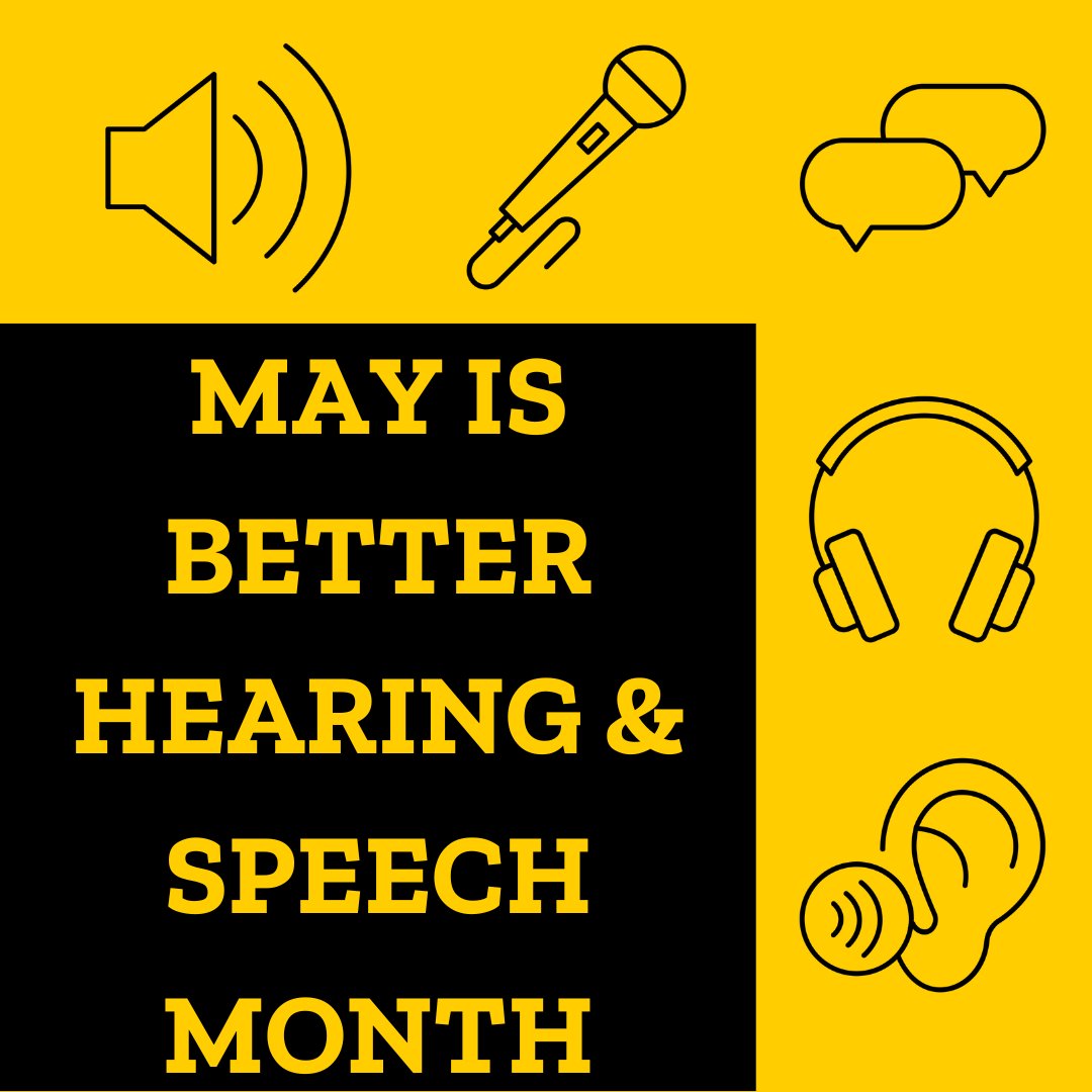 Listen up! May is Better Speech and Hearing Month, and we're here to amplify awareness and celebrate the power of communication. Let's tune in to better hearing and speech together! 🗣️👂 #BetterSpeechAndHearingMonth #iowamed #IowaOto #uihealthcare

🔗 cdc.gov/nceh/features/…