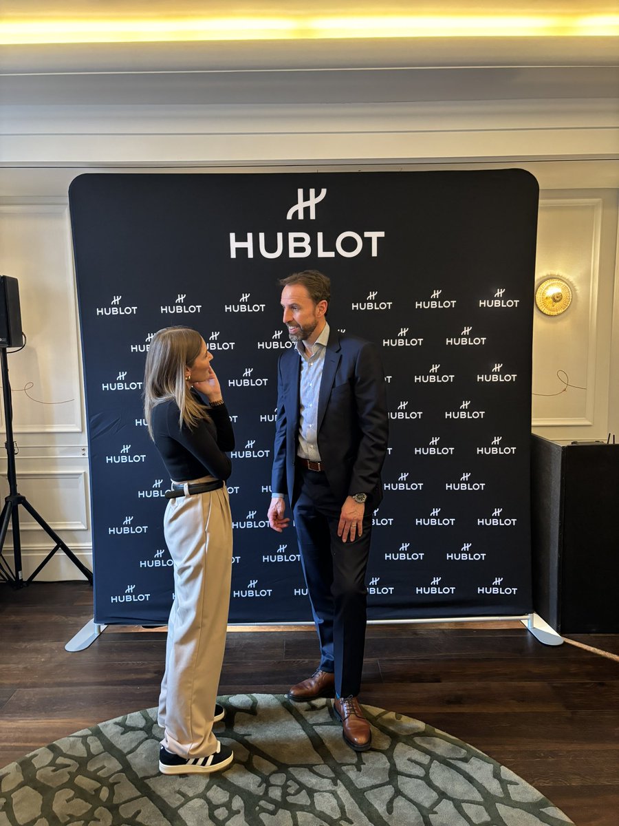 Just telling Gareth that Cole Palmer needs to be starting at the Euros 🥰 Unreal afternoon with @Hublot 🏴󠁧󠁢󠁥󠁮󠁧󠁿⚽️🫶🏽