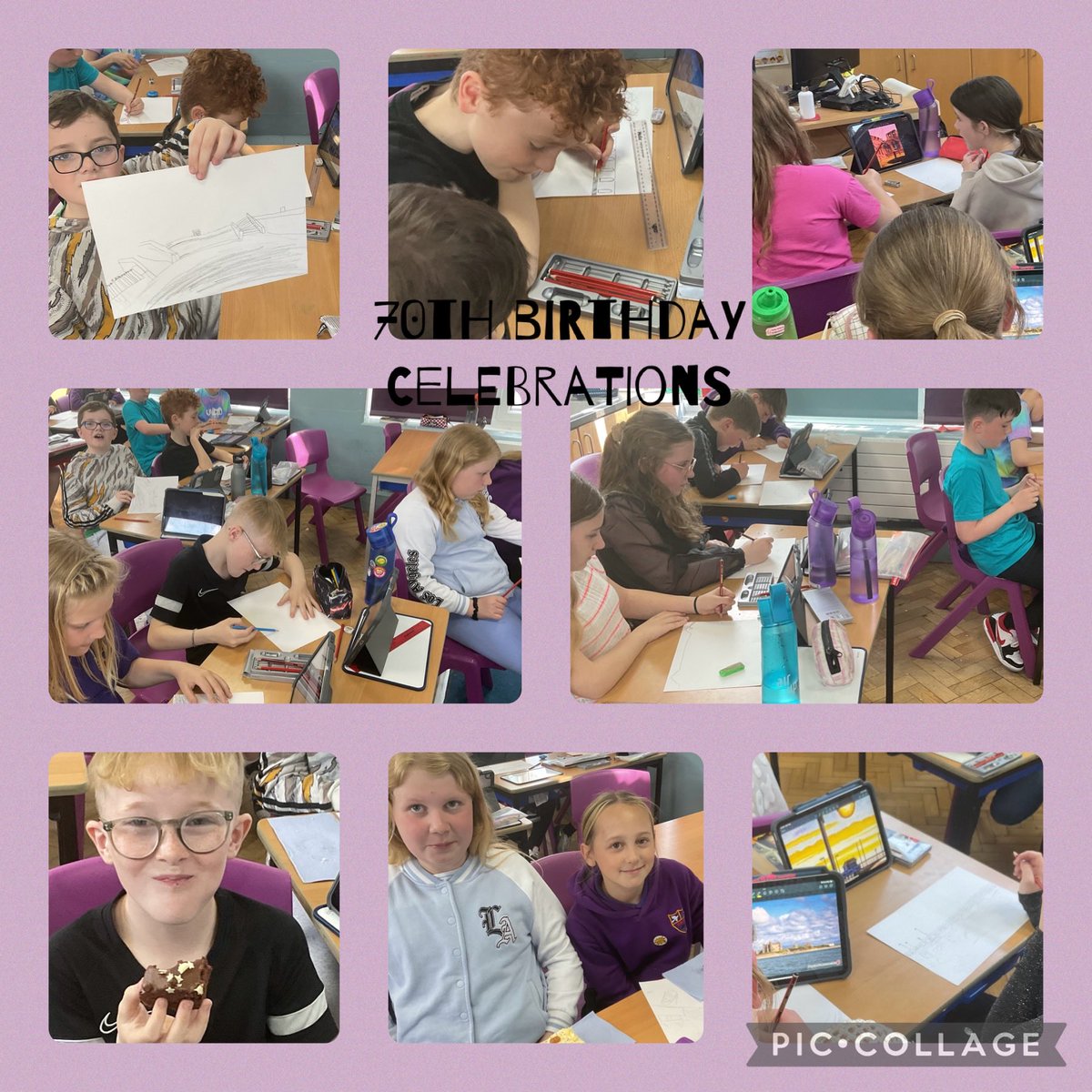 🎂🎈6McK had a lovely afternoon exploring photos of Walney through the decades and of course eating birthday cake! 🎂🎈⁦⁦<a href="/swalneyj/">South Walney Juniors</a>⁩