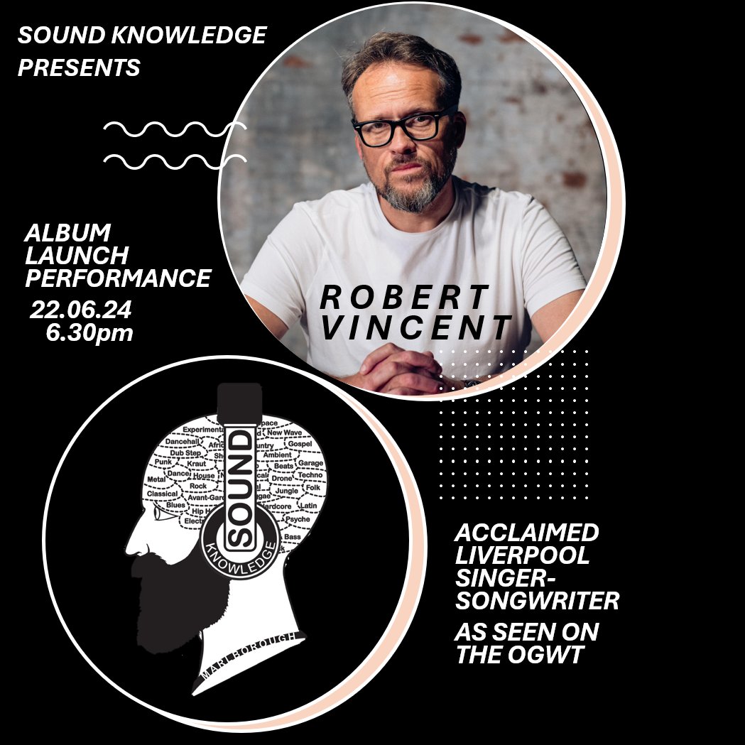 JUST ANNOUNCED - The great Robert Vincent will be joining us on Saturday 22nd June to celebrate the release of his brand new album 'Barriers', produced by Ethan Johns. sound-knowledge.co.uk/blogs/news/rob…