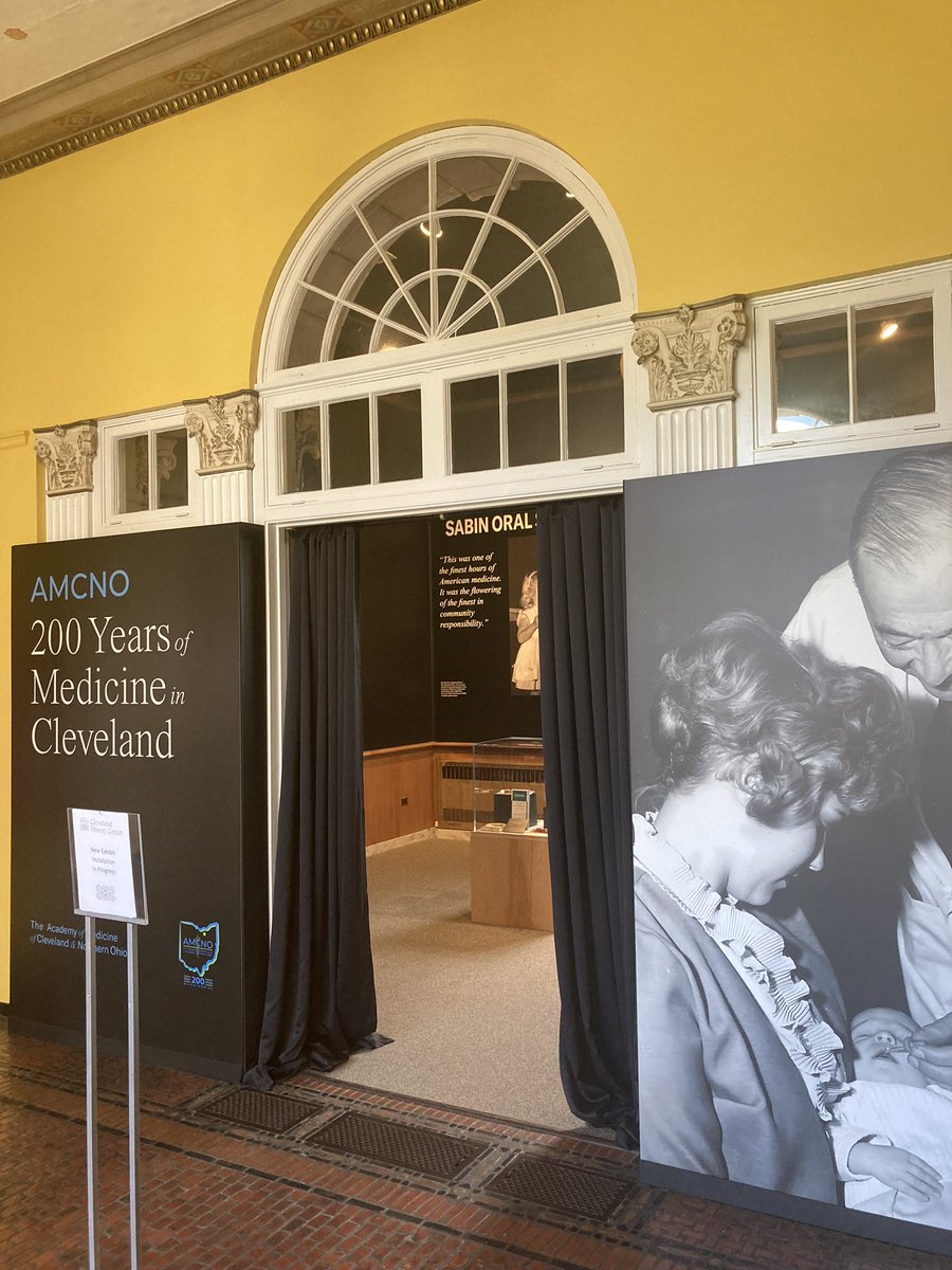 Our museum exhibit at the Cleveland History Center opens this weekend at our Bicentennial Gala and stays open through the summer! #cleveland #clevelandhistory #bicentennial #medicine