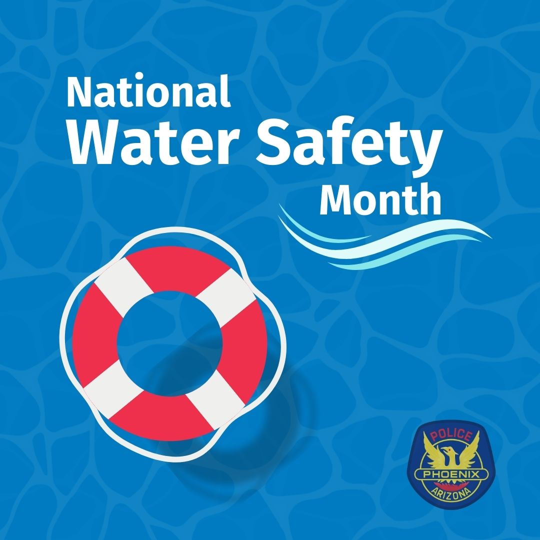 This month, #PhoenixPD is recognizing National Mental Health Awareness Month, National Water Safety Month, Law Enforcement Memorial Week, and Asian American, Native Hawaiian, and Pacific Islander Heritage Month.

#NationalPoliceWeek #mentalhealthawareness #aapi #BeWaterAware