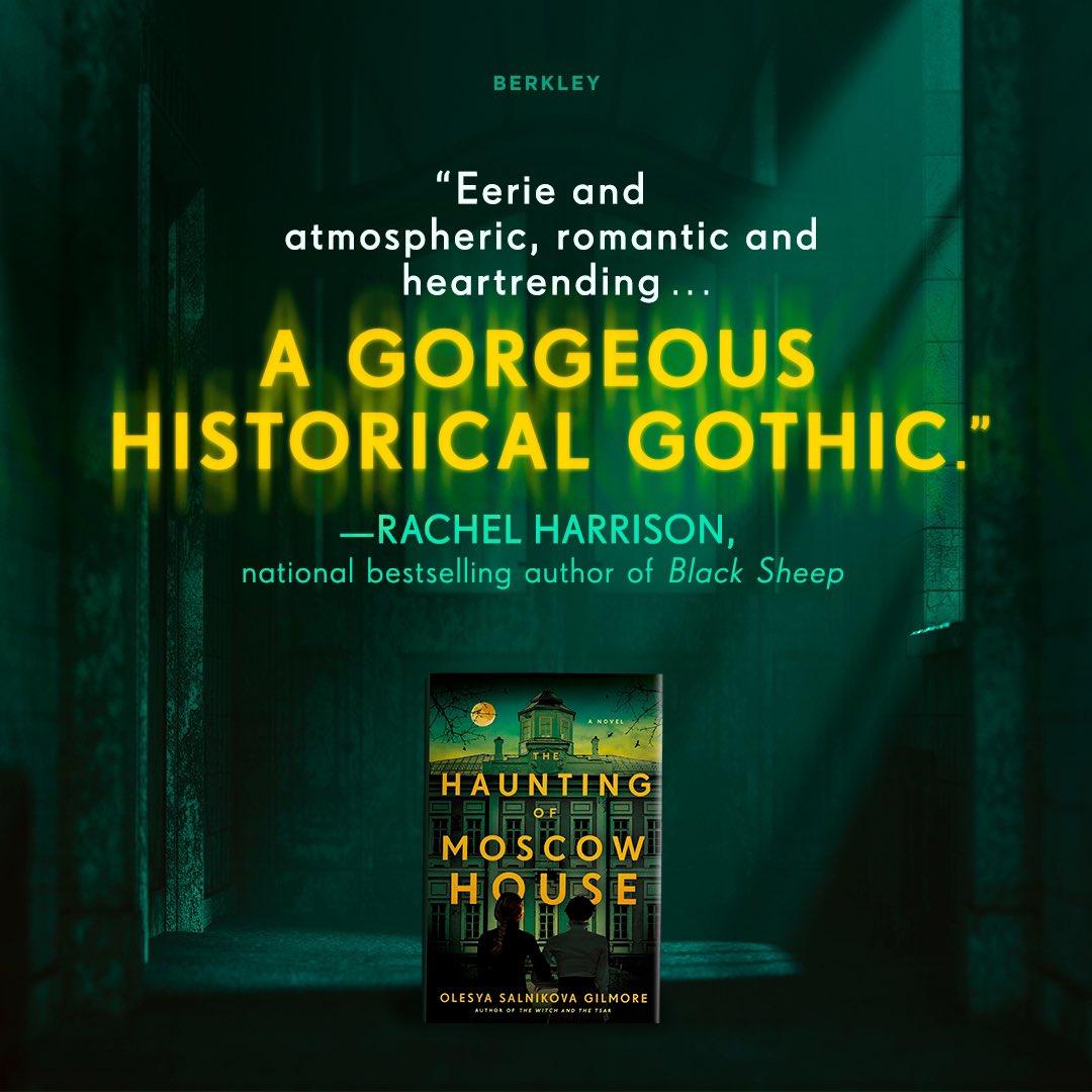 In case you missed it, here’s the first author quote for #TheHauntingofMoscowHouse from friend and editor sis (and USA Today bestselling author!) @rachfacelogic 🥀🖤