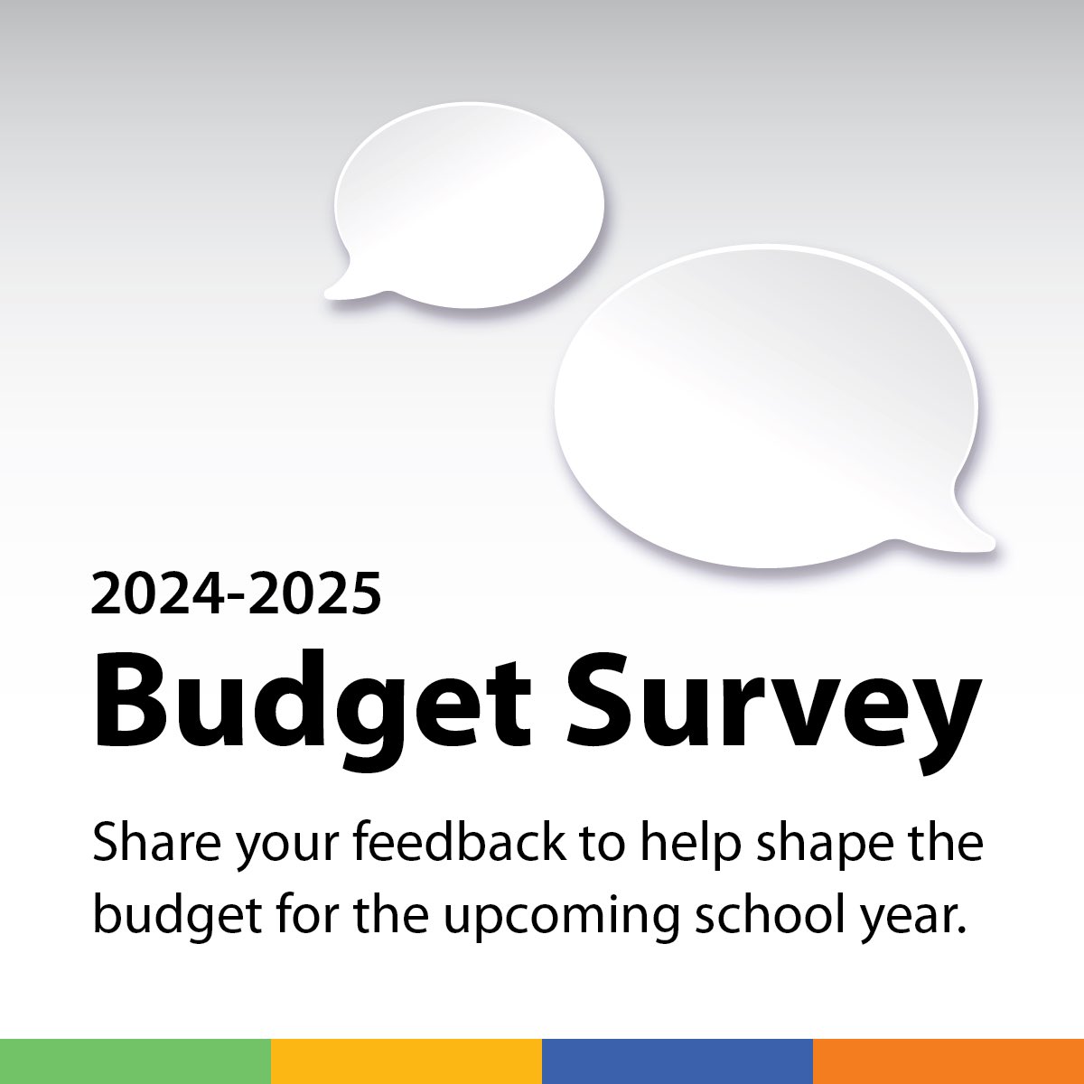 Community members are invited to share their thoughts and feedback regarding the TDSB budget for the upcoming school year. There are only a few days left to complete our brief survey and share your ideas. 

Get involved: bit.ly/3Wc4NCk