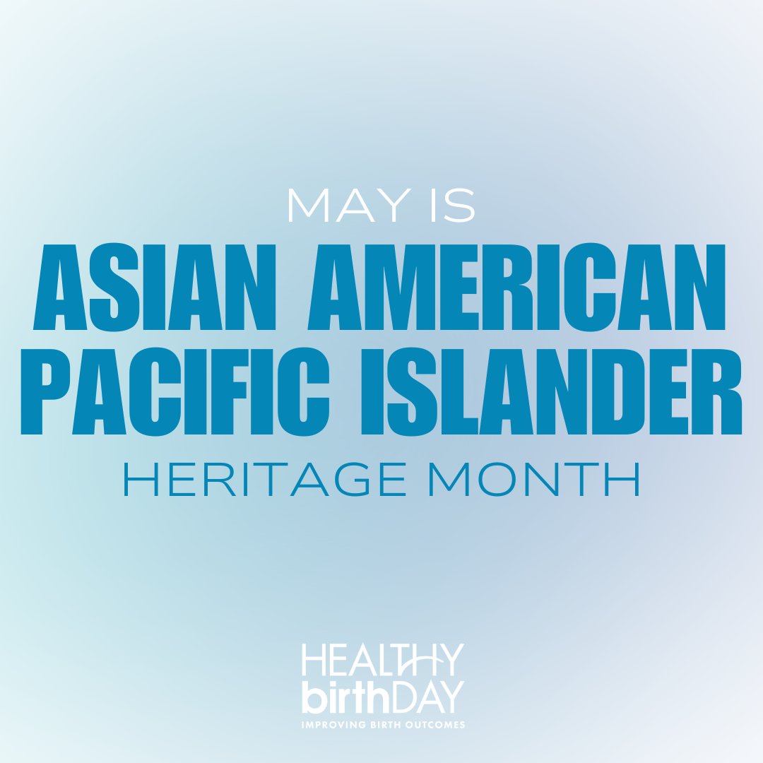 During #AsianAmericanPacificIslanderHeritageMonth, we celebrate the contributions of AAPI medical providers, researchers, birthworkers, and advocates who are improving birth outcomes in their communities!
#aapiheritagemonth #aapimonth