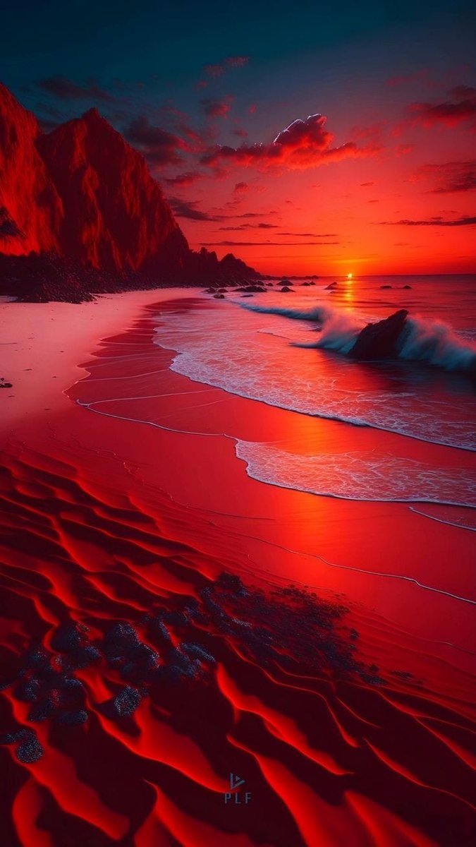 What a phenomenon this sunset .. ..🌺..