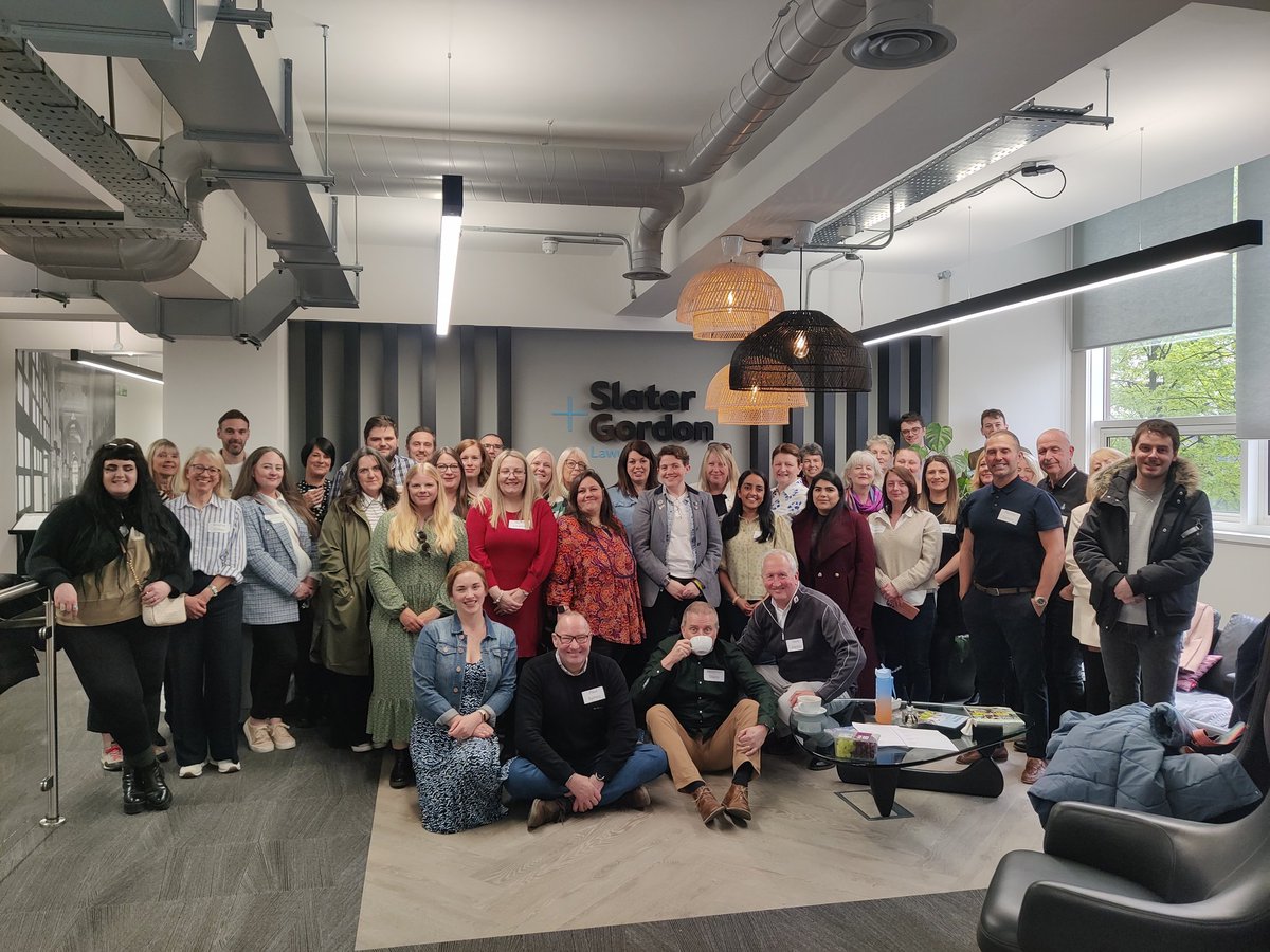 Great to get so many Brake staff together in sunny Manchester today for a team away day. Thank you @SlaterGordonUK for hosting us in your lovely office!