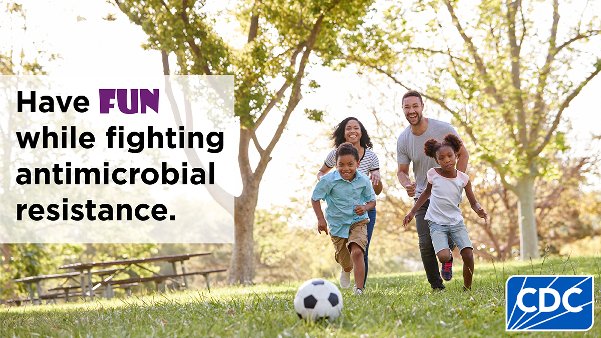 Happy #FamilyWellness Month! By staying healthy, you can reduce your risk of getting sick and help to stop the spread of germs. Discover ways to protect yourself & your family & help to #AntimicrobialResistance, too: bit.ly/4587ean