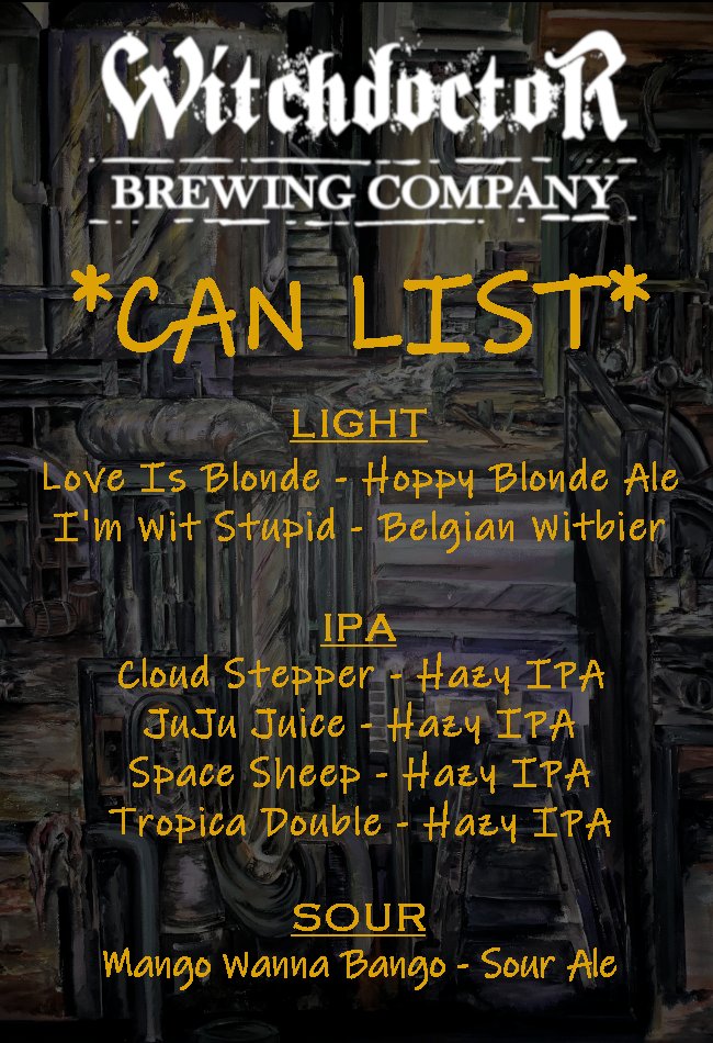 #weeklyevents #geekedtrivia #starwarstrivia #starwars #trivia #livemusic #draftbeer #canbeer #witchdoctorbrewing #thecureforwhatalesyou #factorysquare