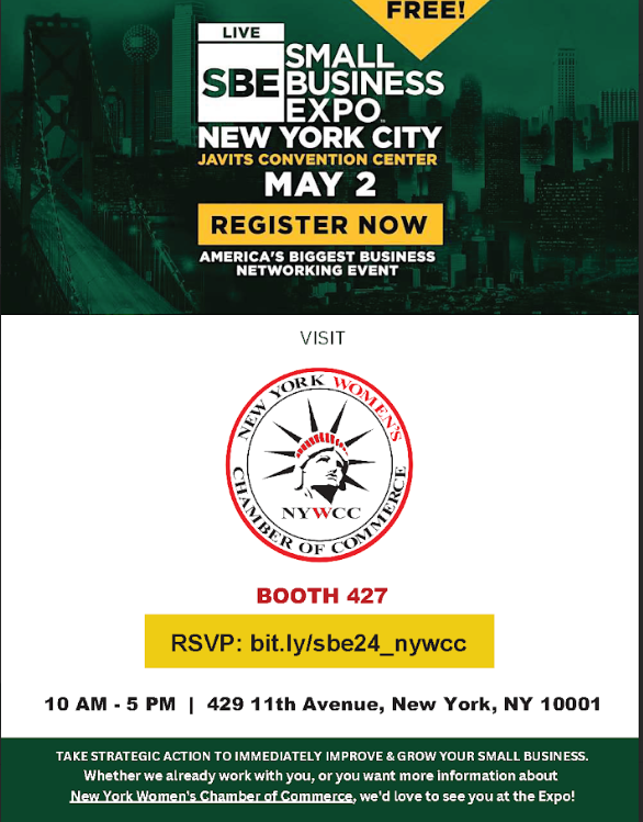 Register for the 2024 @thesmallbusinessexpo New York City’s BIGGEST business networking & educational event for Small Business Owners & Entrepreneurs! The event is scheduled for May 2, 2024 at the Javits Convention Center, from 10am-5pm ET. 🔗RSVP thesmallbusinessexpo.com