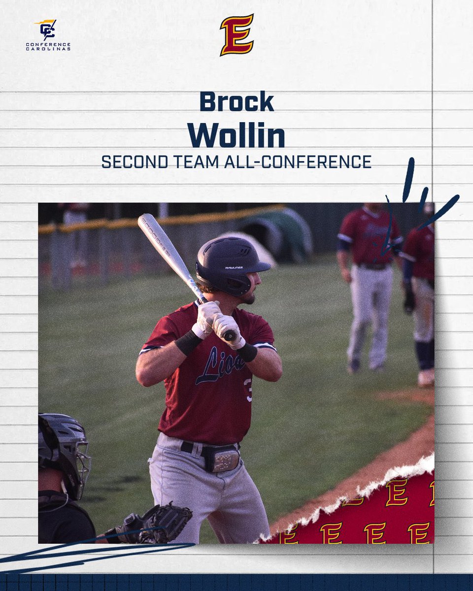 Congrats to our guys @BrockWollin & @ThomasC1922 on receiving All-Conference Honors 🔥🏆‼️ #GoLions #EmmanuelBaseball