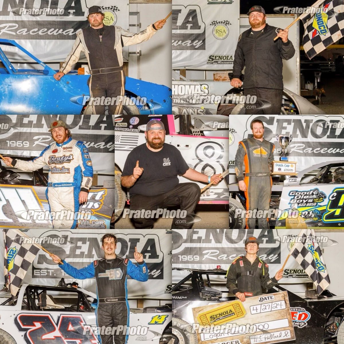 Congratulations to our Senoia Raceway winners from last Saturday night! Don’t forget we’ll be back in action THIS week with Open Practice on Thursday and RACING on Saturday!