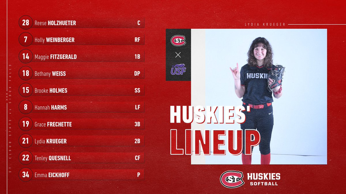 𝐍𝐒𝐈𝐂 𝐓𝐎𝐔𝐑𝐍𝐄𝐘 𝐒𝐓𝐀𝐑𝐓𝐄𝐑𝐒

📺 tinyurl.com/SB-LS-5-1 ($)
📊 tinyurl.com/SB-NSIC-Stats

#PackMentality 🐾 | #HuskiesSoftball 🥎