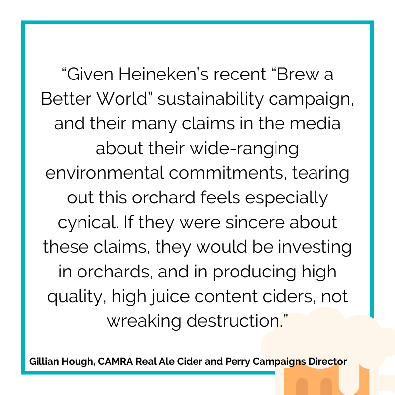 🌲 Commenting on Heineken’s environmental vandalism, see below for a statement from CAMRA’s Real Ale, Cider and Perry Campaigns Director, Gillian Hough. 📖 Read the full PR here: camra.org.uk/press_release/…