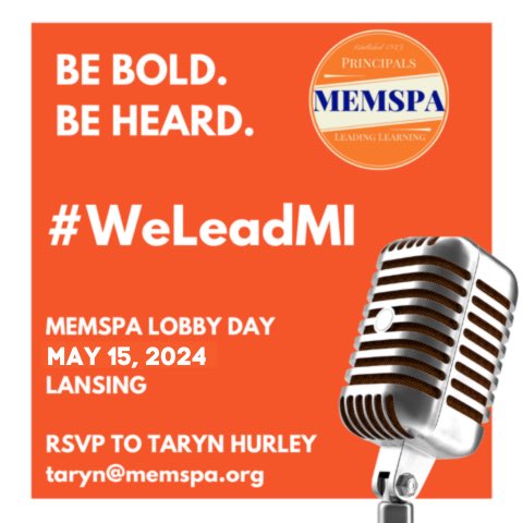 MEMSPA colleagues!!! We would love for you to join us for Lobby Day! Come out, support our kids, teachers, and profession by meeting with your legislators and telling your stories! @MEMSPA @MEMSPAchat #memspachat