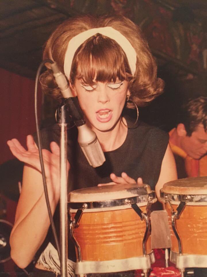 Cindy Wilson of the B-52s, Edinburgh (poss Tiffany’s, 1980). Photo courtesy Nick Peacock