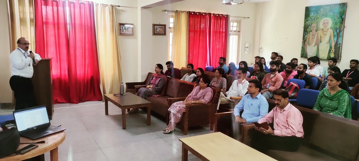 Visit of students of ITEP and M. Ed students of Central University of Jammu to SCERT, Jammu under the leadership of Prof J N Baliya