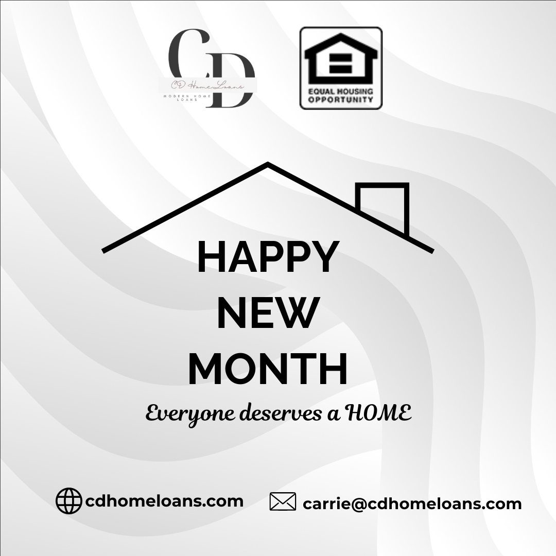 Happy New Month to all in our community! Let's open the door to new beginnings and the homes we all deserve. 🎉🏡 

#NewMonthNewGoals #HomeForEveryone #NewBeginnings #CommunityStrong #RealEstateDreams #CarrieDiazHomes #CDHomeLoans #WelcomeHome #HappyHome #HousingGoals #StartFr...