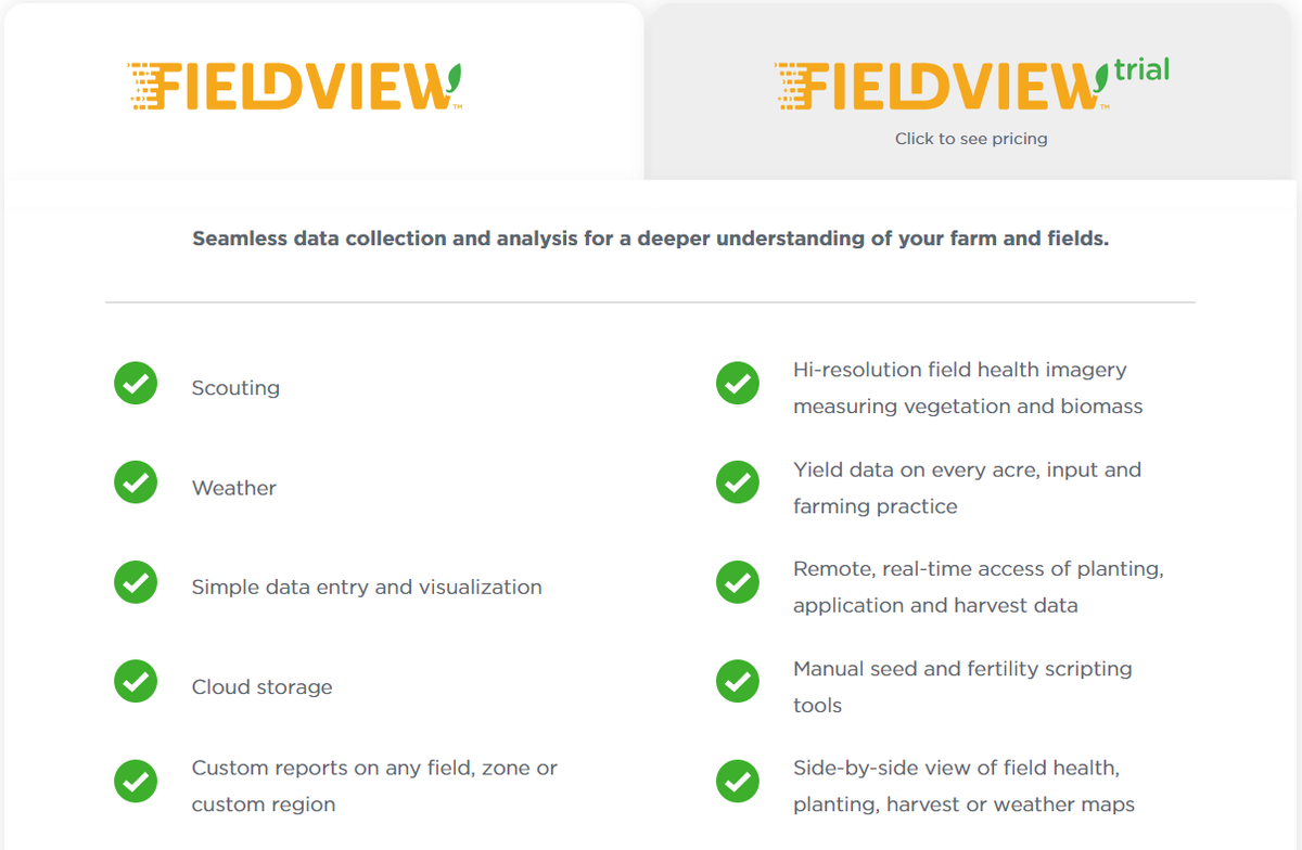 A FieldView subscription might just be what you need for a successful #plant24! Gain access to Field Health Imagery, Scripting Tools, & Custom Reports to maximize your yields and insights. Renew or purchase NOW and earn back 50% on your BayerValue rebate: bit.ly/3KDBiTg