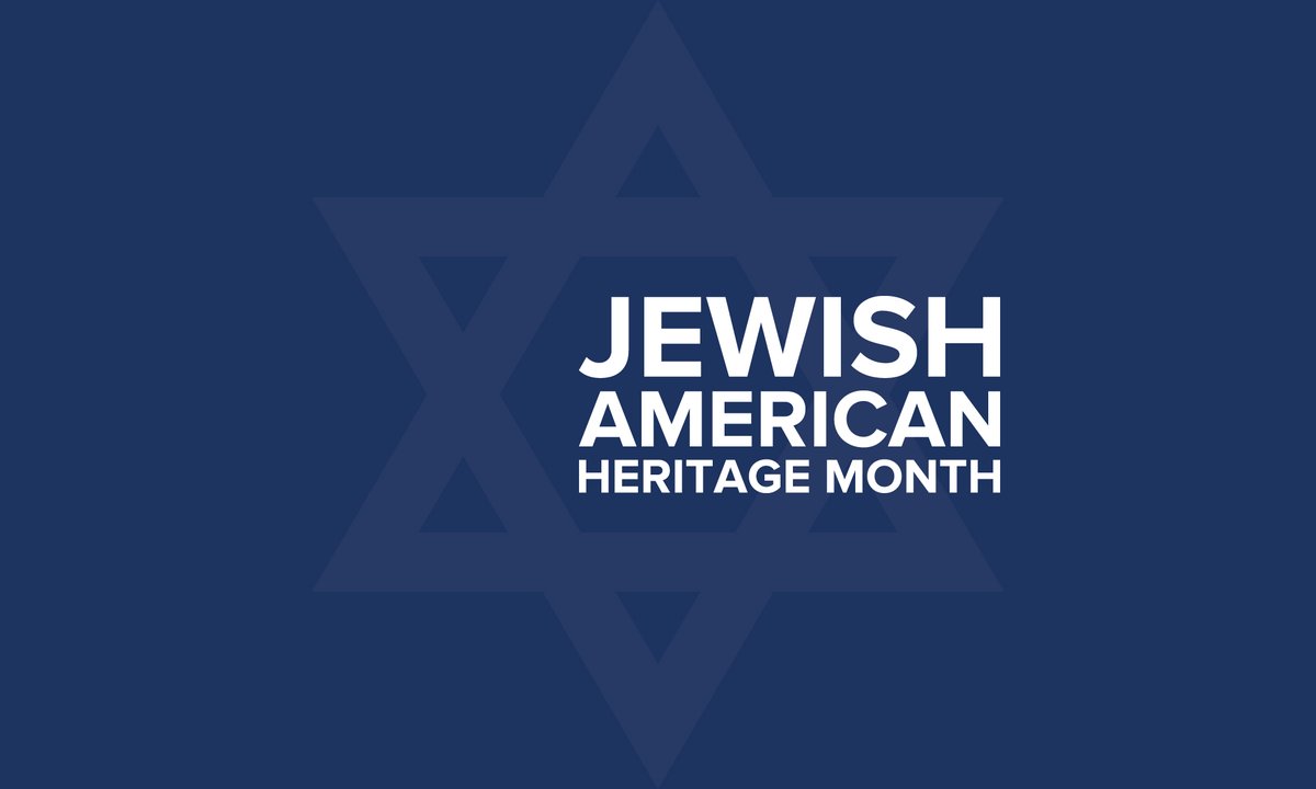 We are proud to recognize Jewish American Heritage Month and the many contributions that Jewish Americans have made to the United States. #JewishAmericanHeritageMonth