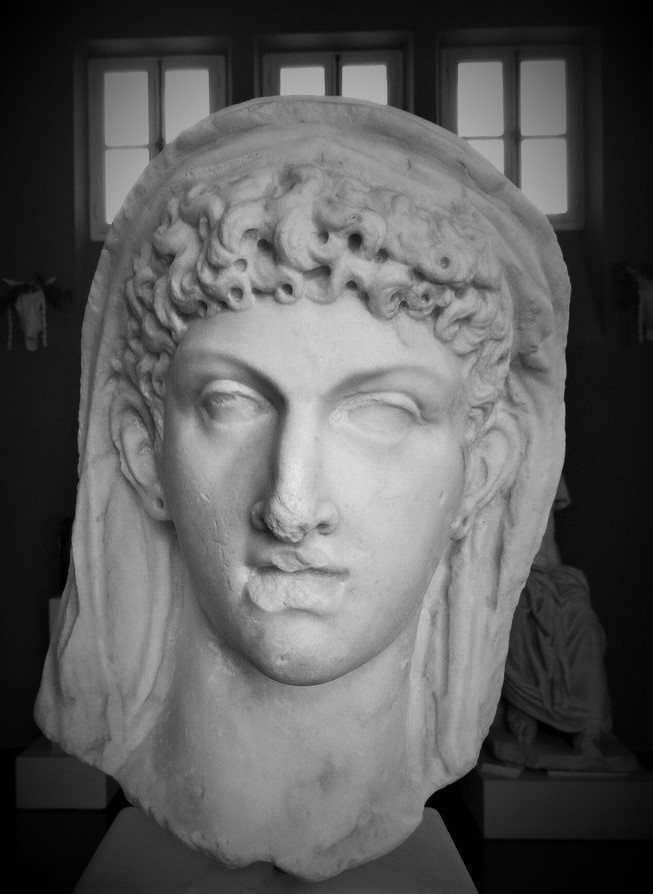 Mark Antony left Octavia for the Egyptian Pharoh, Cleopatra VII. Antony divorced her in 32BC and she took on the guardianship of all four of his children through other relationships - Iullus Antonius, Alexander Helios, Cleopatra Selene II (pictured) and Ptolemy Philadelphus.